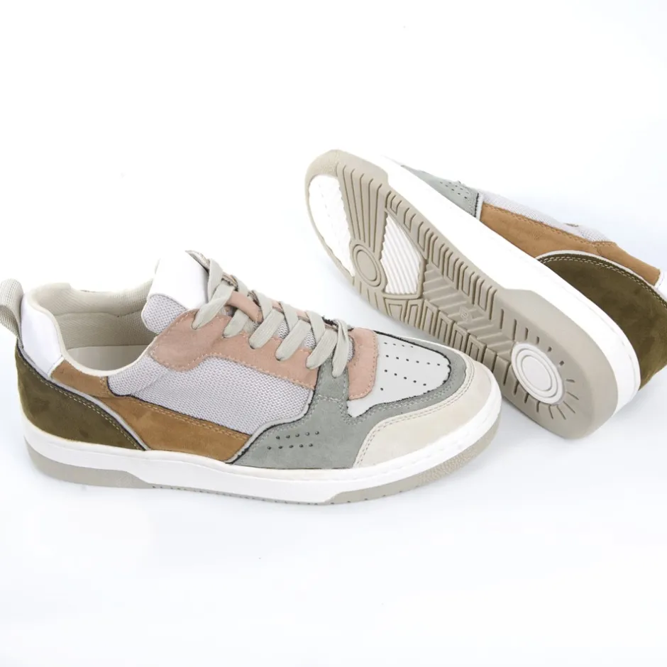 deportiva_sneaker__verde__7.webp Calzaro Deportivas | Deportiva Sneaker 1520 Verde Rosa Camel
