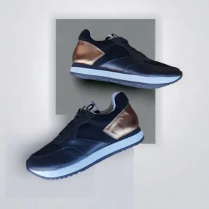 Calzaro Deportivas | Deportivas | Deportiva Sneaker Y18 Negro y Bronce