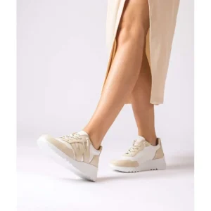 Calzaro Deportivas | Deportivas 6741 Kyoto Bicolor Beige Cream Off Hielo .