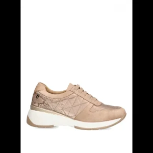 Calzaro Deportivas | Confort | Deportivas Acolchadas con Elásticos Mujer Armony Angera 50219 Taupe