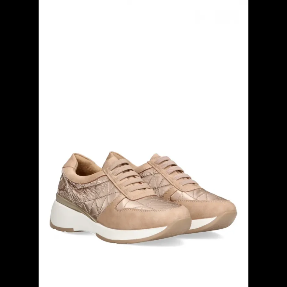 deportivas_acolchadas_con_2.webp Calzaro Deportivas | Confort | Deportivas Acolchadas con Elásticos Mujer Armony Angera 50219 Taupe