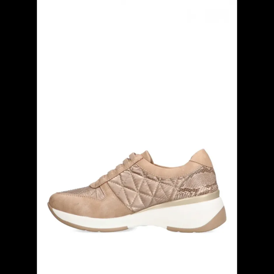 deportivas_acolchadas_con_5.webp Calzaro Deportivas | Confort | Deportivas Acolchadas con Elásticos Mujer Armony Angera 50219 Taupe