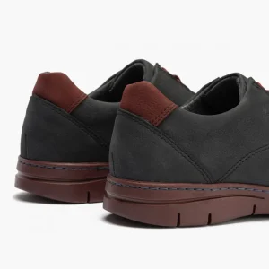 Calzaro Zapatos Con Cordones | Deportivo Hombre 4961 con Elásticos y Nobuck Azul