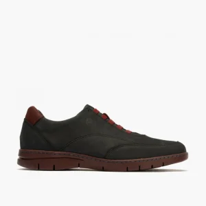Calzaro Zapatos Con Cordones | Deportivo Hombre 4961 con Elásticos y Nobuck Azul