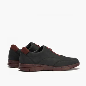 Calzaro Zapatos Con Cordones | Deportivo Hombre 4961 con Elásticos y Nobuck Azul