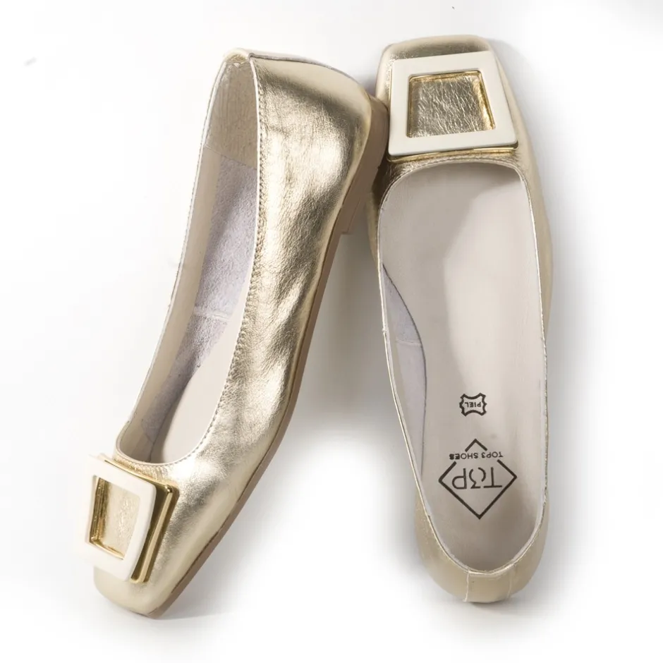 francesita_plana__oro_0.webp Calzaro Mocasines | Bailarinas | Francesita Plana 23354 Oro