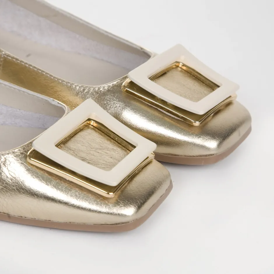 francesita_plana__oro_4.webp Calzaro Mocasines | Bailarinas | Francesita Plana 23354 Oro