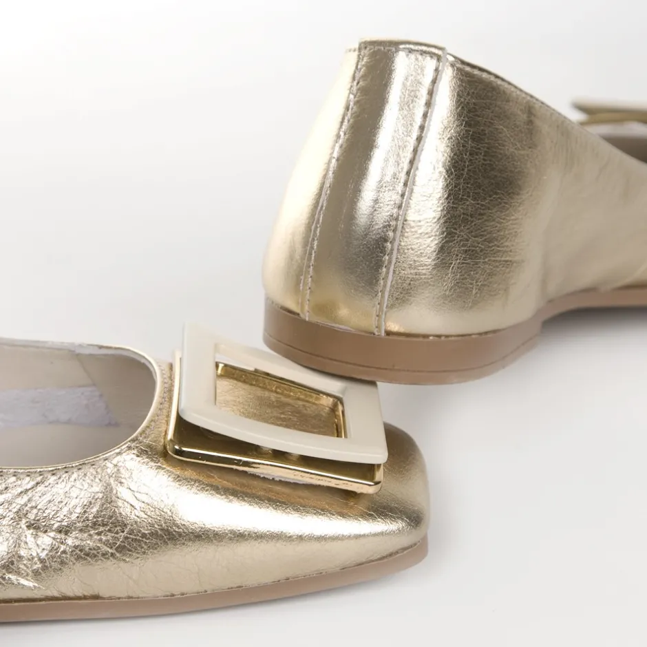 francesita_plana__oro_5.webp Calzaro Mocasines | Bailarinas | Francesita Plana 23354 Oro