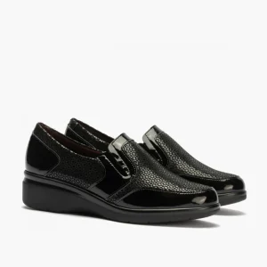 Calzaro Confort | Manoletina con lycra para mujer 5310 color negro