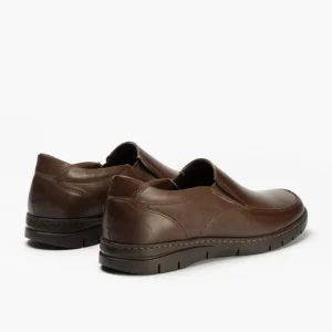Calzaro Mocasines | Manoletina Zapato Mocasín 109 Marrón Básica Hombre