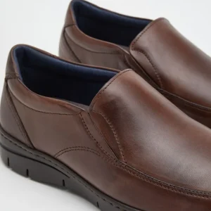 Calzaro Mocasines | Manoletina Zapato Mocasín 109 Marrón Básica Hombre