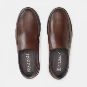 Calzaro Mocasines | Manoletina Zapato Mocasín 109 Marrón Básica Hombre