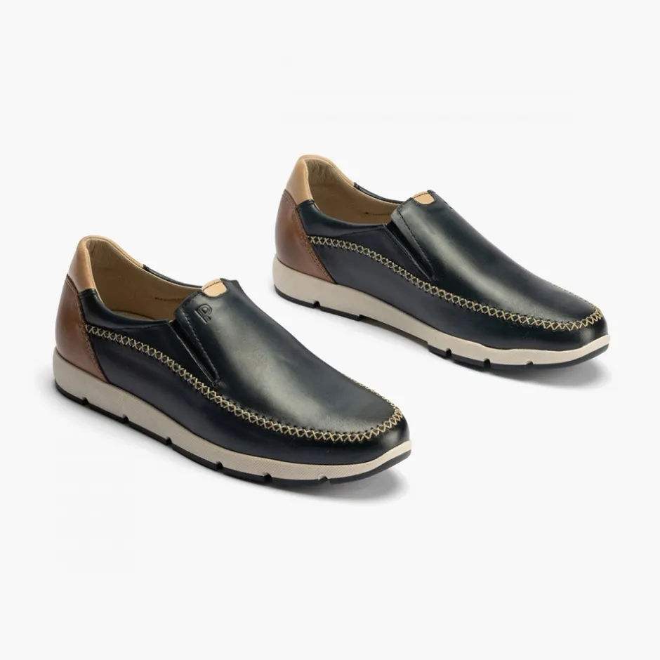 manoletinas_hombre__slip__1-2.webp Calzaro Mocasines | Manoletinas Hombre 4050 Slip On Bordón Azul