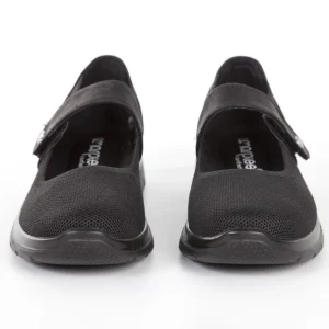 Calzaro Confort | Merceditas Confort Elástico Mujer 23463 Negro