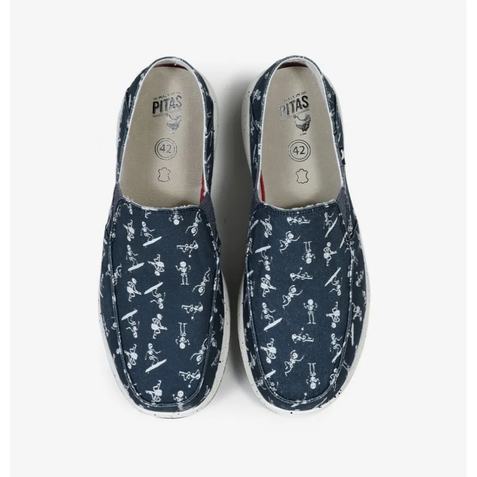 mocasin_slip_on_bones_mar_1.webp Calzaro Mocasines | Deportivas Casual | Mocasin Slip On Bones Marino Blanco.