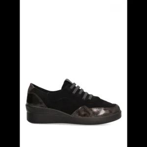 Calzaro Confort | Mocasines Elásticos Mujer Armony 60007 Carsoli Negro