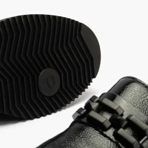 Calzaro Mocasines | Confort | Mocasín Manoletina Adorno Mujer 10070 Color Negro.