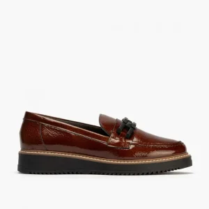 Calzaro Mocasines | Confort | Mocasín Manoletina Adorno Mujer 10070 Color Cuero.
