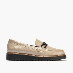 Calzaro Mocasines | Mocasín Manoletina Adorno Mujer 10070 Color Piedra.