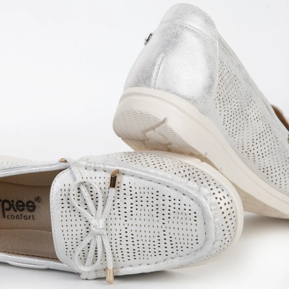 mocasn_natico_flexible__o_5.webp Calzaro Mocasines | Mocasín Naútico Flexible 23425 Oro Platino
