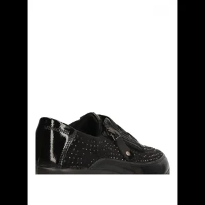 Calzaro Confort | MocasínBrillos Elásticos Mujer Armony 60008 Negro