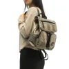 Calzaro Bolsos | Mochila 54963 Mujer Vanged Taupe