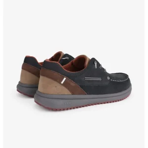 Calzaro Zapatos Con Cordones | Deportivas Casual | Nautico Java Azul Marino