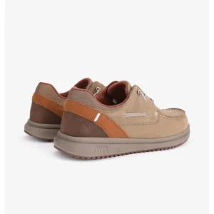Calzaro Zapatos Con Cordones | Deportivas Casual | Nautico Java Beige