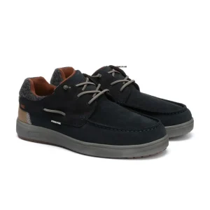 Calzaro Zapatos Con Cordones | Deportivas Casual | Náutico Omi Azul Marino.