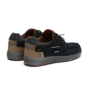 Calzaro Zapatos Con Cordones | Deportivas Casual | Náutico Omi Azul Marino.