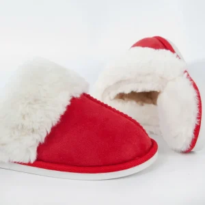 Calzaro Pantuflas | Pantufla Casa Pelo 912 Rojo