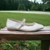 Calzaro Bailarinas | Mocasines | Sabrina Piel Mercedes Hebilla 24402 Bone Blanco Hielo.