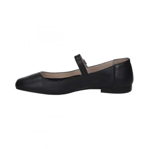 Calzaro Bailarinas | Mocasines | Sabrina Piel Mercedes Hebilla 24402 Negro.