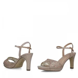Calzaro Zapatos De Tac贸n | Sandalia 23683 Cassiopeia Maquillaje Rosa Nude