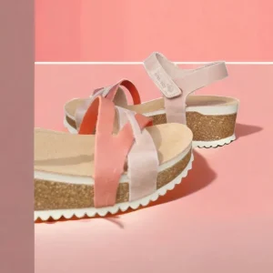 Calzaro Sandalias Bios | Sandalia 5803 en Teja y Kaki.