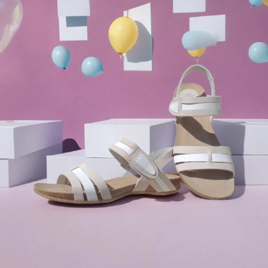 sandalia__gris_blanco_0.webp Calzaro Sandalias Bios | Sandalia 4470 Gris Blanco.