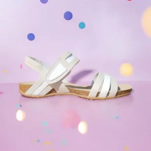 Calzaro Sandalias Bios | Sandalia 4470 Gris Blanco.