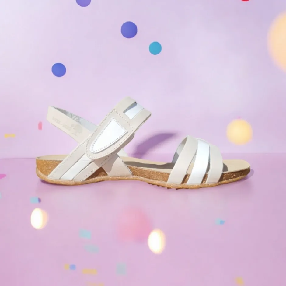 sandalia__gris_blanco_1.webp Calzaro Sandalias Bios | Sandalia 4470 Gris Blanco.