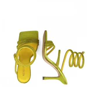 Calzaro Zapatos De Tac贸n | Zapatos De Tac贸n | Sandalia 23783 Leo Minor Amarillo