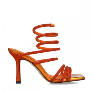 Calzaro Zapatos De Tac贸n | Zapatos De Tac贸n | Sandalia 23783 Leo Minor Naranja