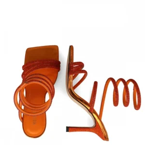 Calzaro Zapatos De Tac贸n | Zapatos De Tac贸n | Sandalia 23783 Leo Minor Naranja