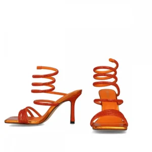 Calzaro Zapatos De Tac贸n | Zapatos De Tac贸n | Sandalia 23783 Leo Minor Naranja