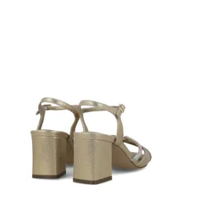 Calzaro Zapatos De Tac贸n | Sandalia 25596 Morta Oro.
