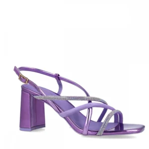 Calzaro Zapatos De Tac贸n | Sandalia 24886 Patalena Lila Violeta.
