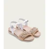 Calzaro Sandalias Bios | Sandalia Bio Piel Yute Blanca Dina 2882