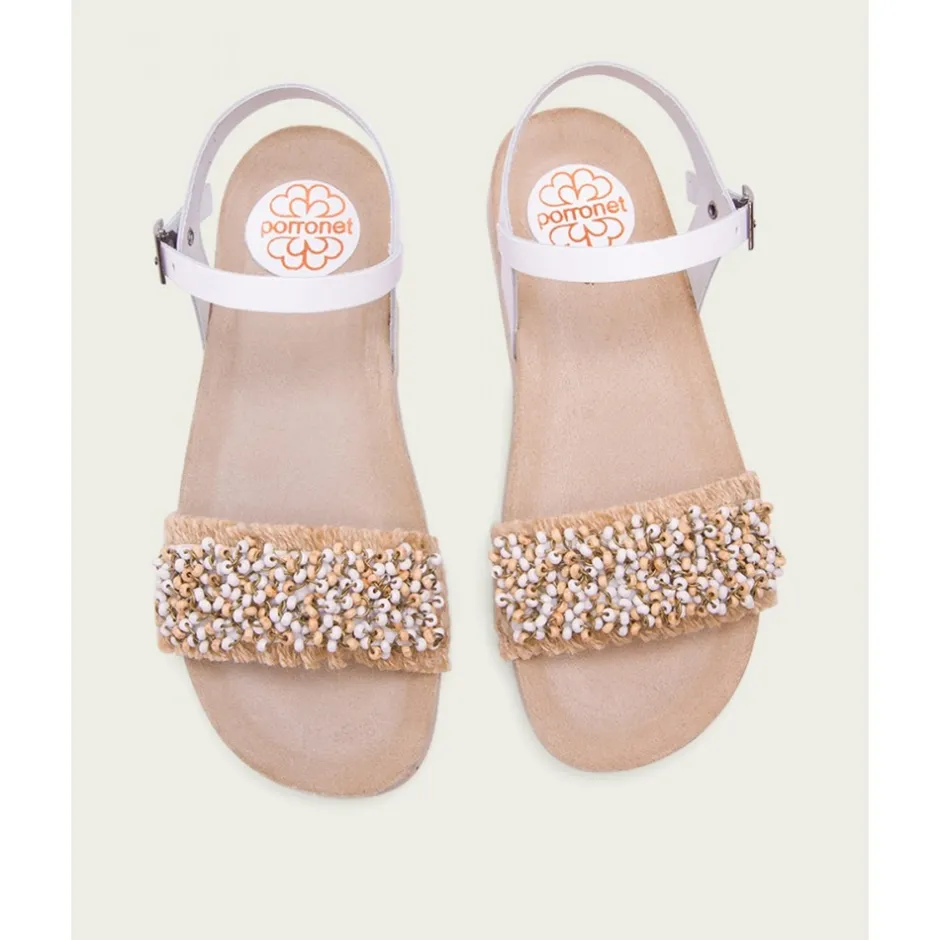 sandalia_bio_piel_yute_bl_1.webp Calzaro Sandalias Bios | Sandalia Bio Piel Yute Blanca Dina 2882