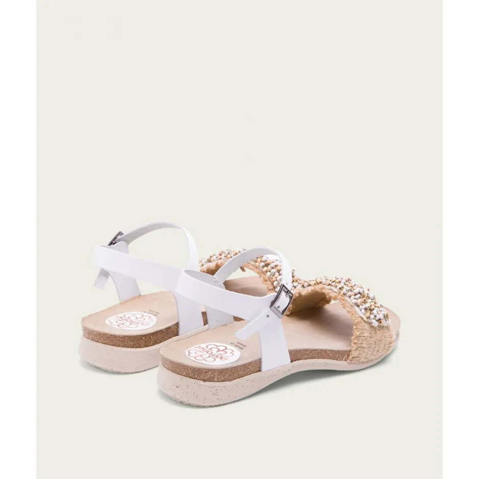 sandalia_bio_piel_yute_bl_3.webp Calzaro Sandalias Bios | Sandalia Bio Piel Yute Blanca Dina 2882