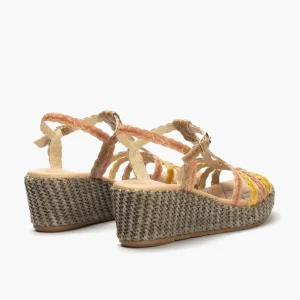 Calzaro Sandalias | Sandalia Cuña Forrada 1480 con Piel Trenzada C 2.