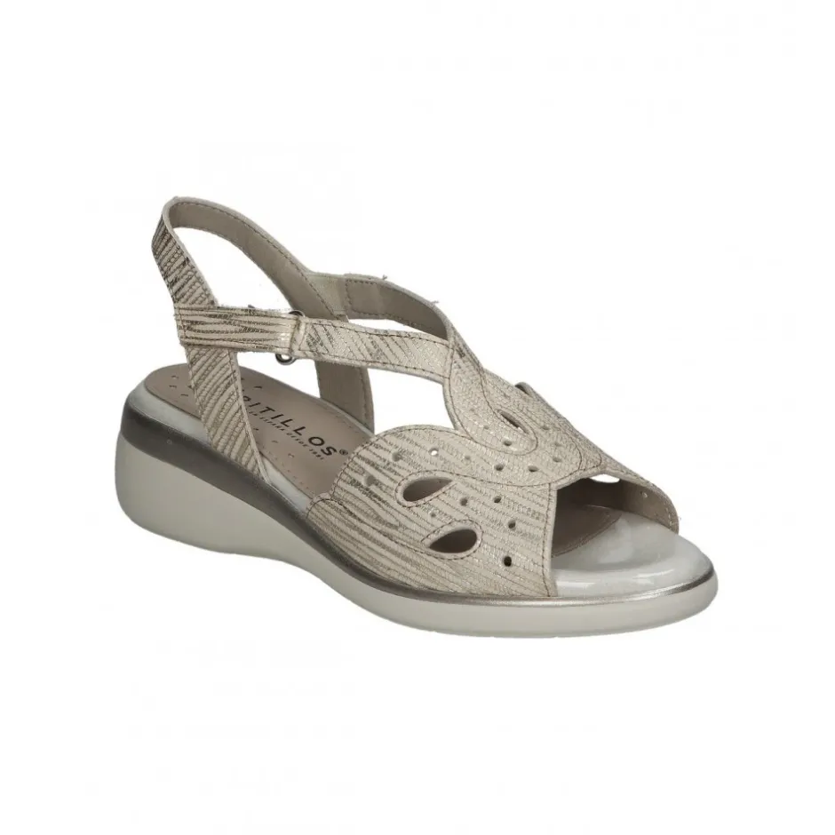 sandalia_cua_mujer__fanta_1.webp Calzaro Sandalias | Sandalia Cuña Mujer 5591 Fantasia Oro.