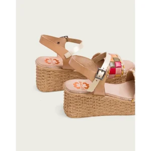 Calzaro Sandalias | Sandalia cuña piel 2729 Tamaris colores